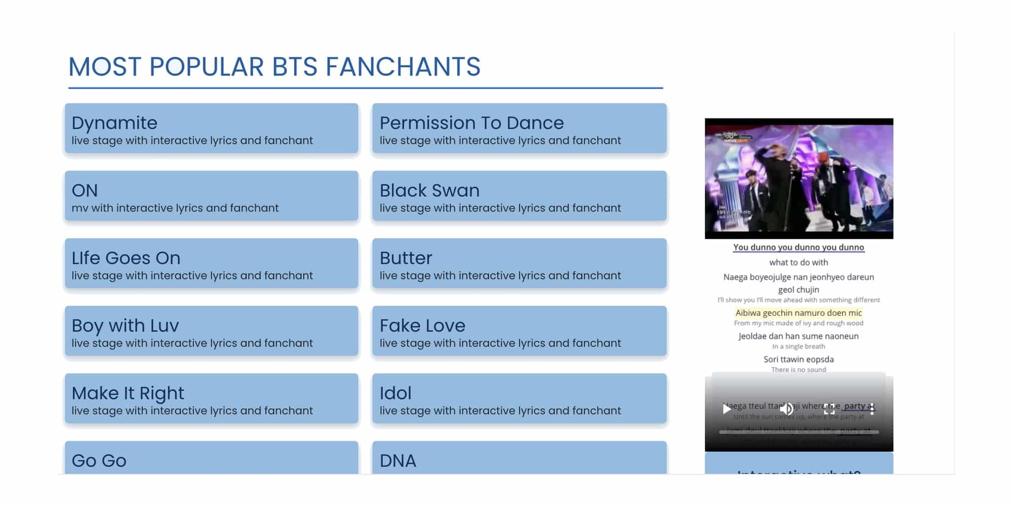 BTS Charts & Translations on X: The @BTS_twt 'Butter' Fanchant Guide is  now up on Weverse!   / X